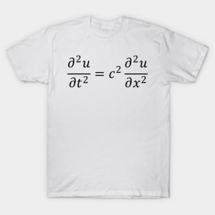 d'Alembert Wave Equation - Electromagnetism And Physics T-Shirt